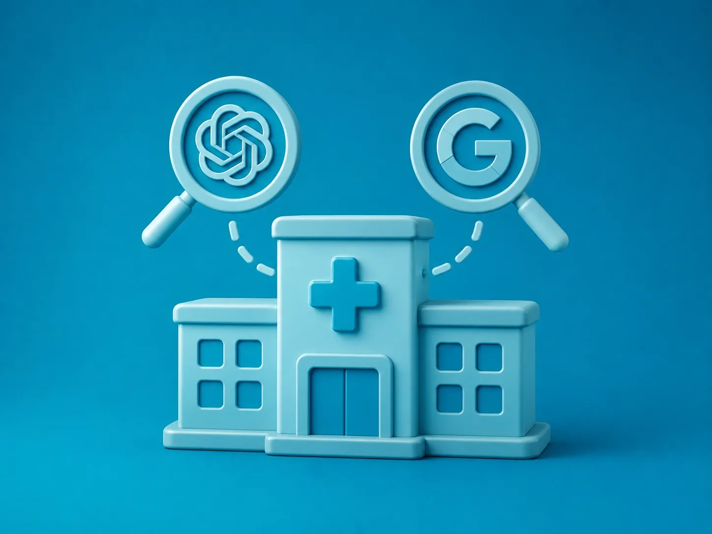 Why ChatGPT and Google Cite Hospitals Differently