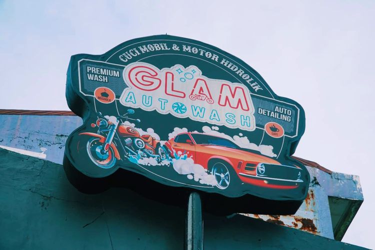 Glam Autowash premium car wash and detailing in Depok, digital marketing by Arfadia