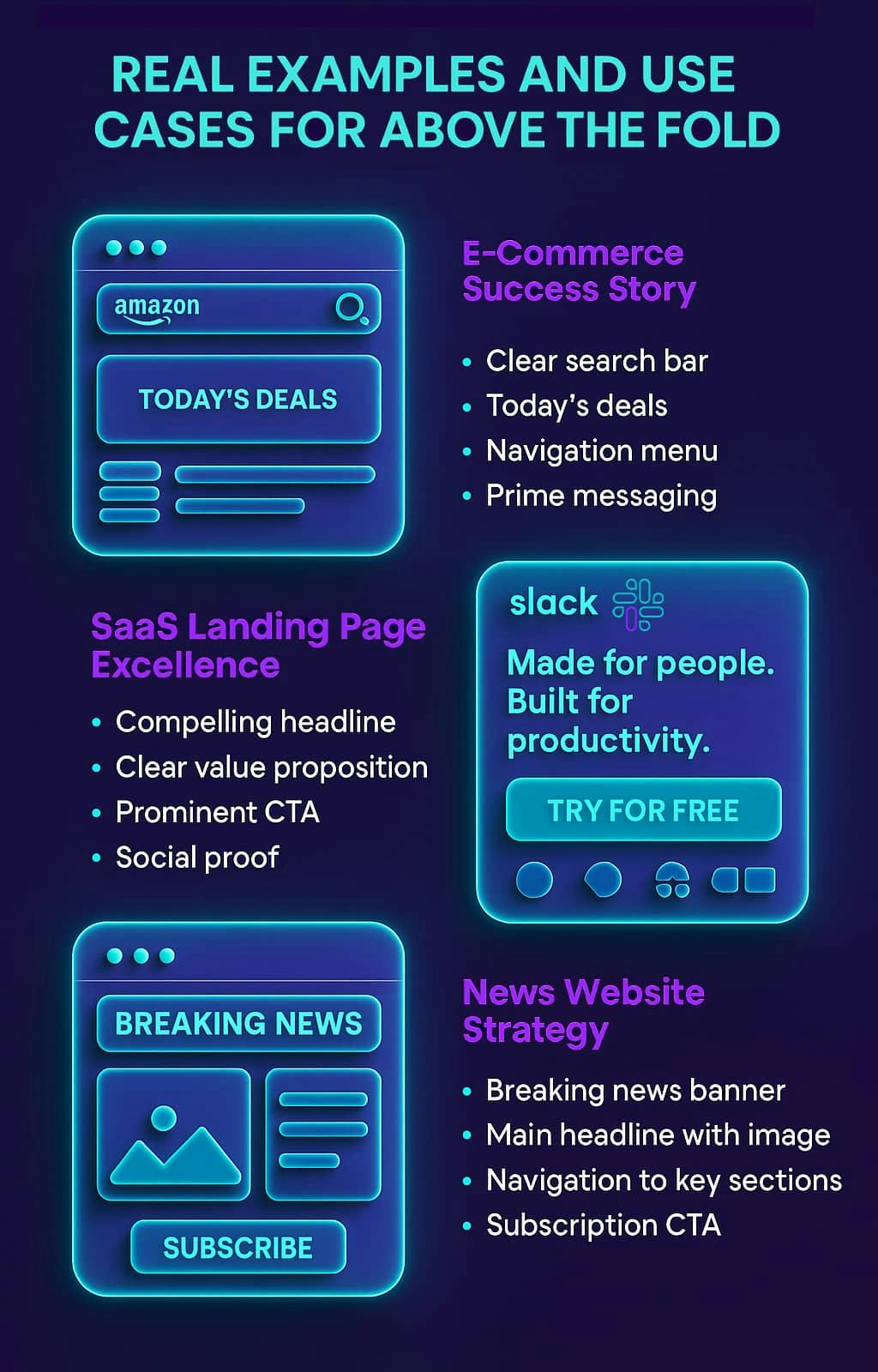 Real Examples and Use Cases for Above The Fold - Arfadia